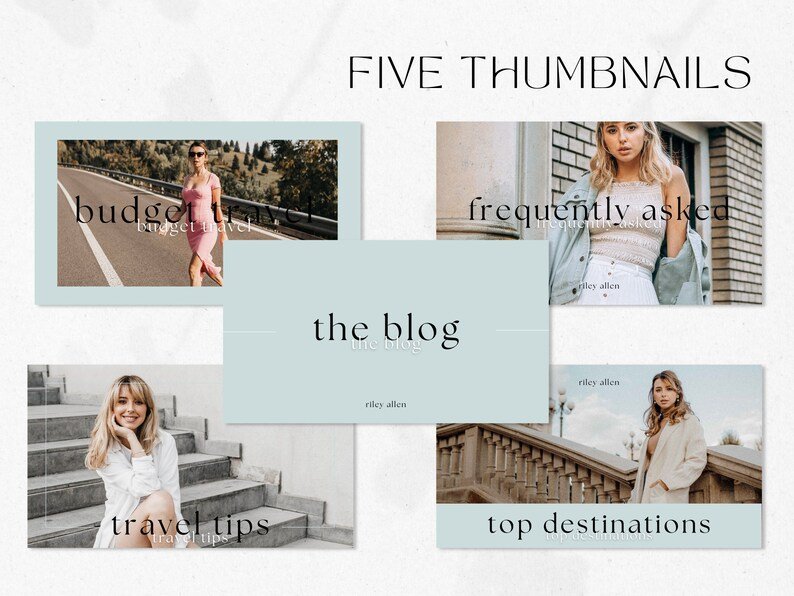 Youtube Banner, Youtube Channel Art, Youtube Branding Kit, Youtube Thumbnail, Youtube Intro, Youtube Channel Kit, Youtube Template - Image 4